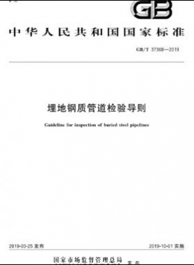 埋地鋼質(zhì)管道檢驗(yàn)導(dǎo)則國標(biāo)∕T 37368-2019